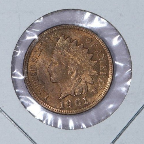 1901 Indian Cent 1c Uncirculated - Uncertified