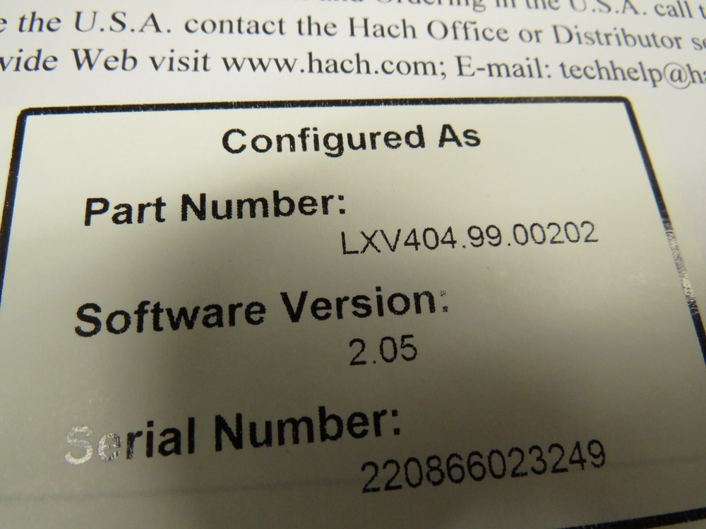 Hach sc200 Controller LXV404.99.00202 General Purpose Analyzer