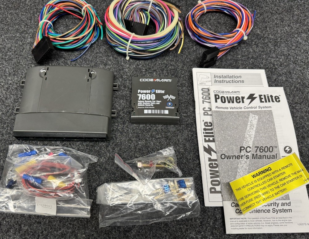 CODE ALARM POWER ELITE MODULE PC7600/CONTROL MODULE PC30/PCGEN/NEW-OLD INVENTORY