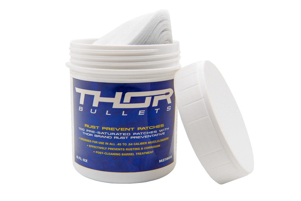 Thor Muzzleloader Rust Prevent Patches - 100 Pack - TH1803
