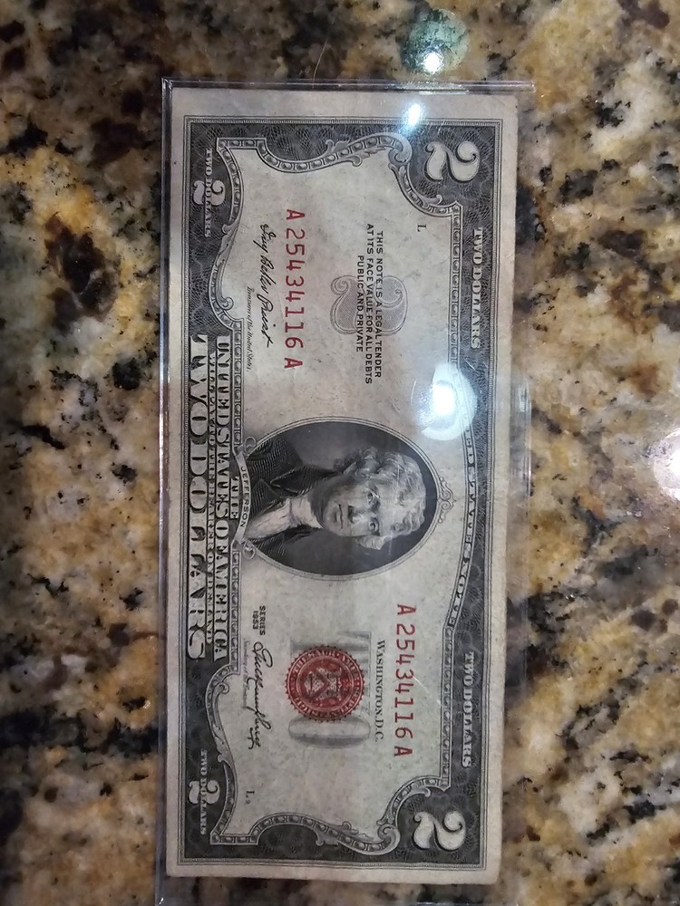 1953 2$ Error