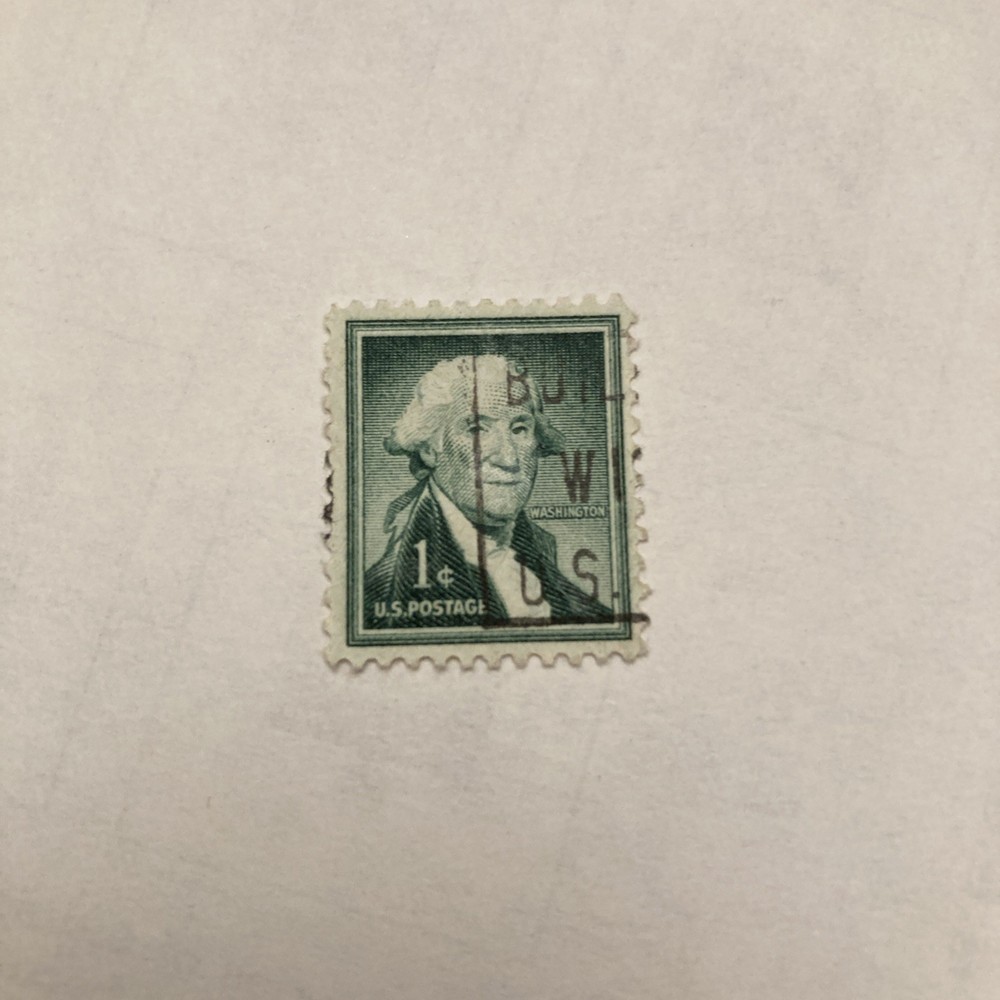 RARE-1 Cent George Washington Postage Stamp
