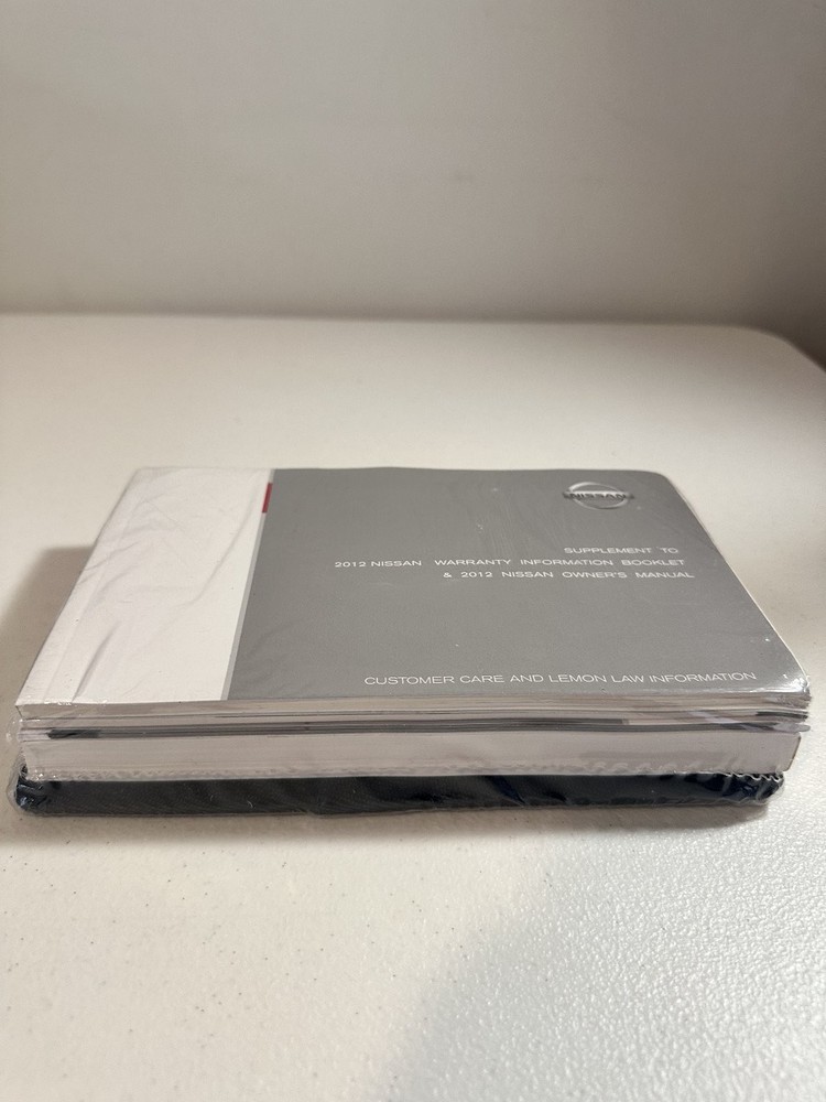 2012 Nissan Altima Owner's Manual Set