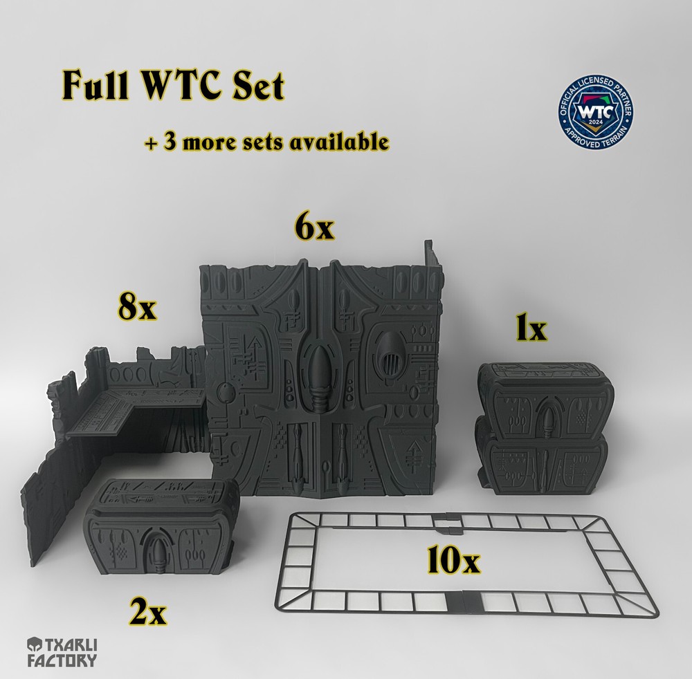 WTC 40K Foldable Terrain - Eldar | WH40K Wargame Scenery
