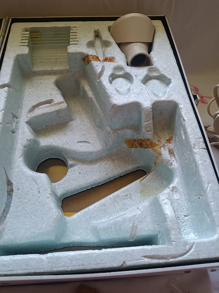 Vintage Gilbert Microscope Lab Set Partially Complete Untested For Display