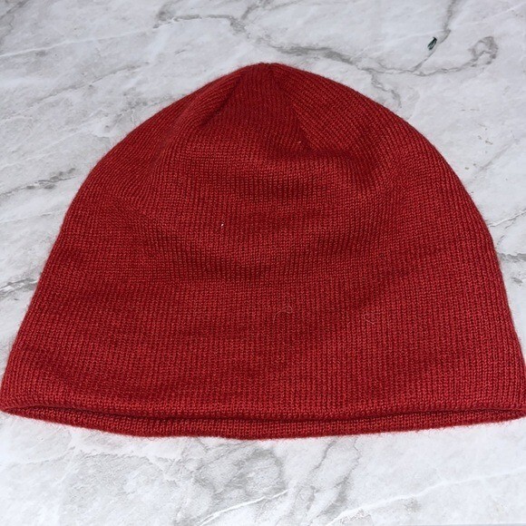 Hurley red knit beanie hat