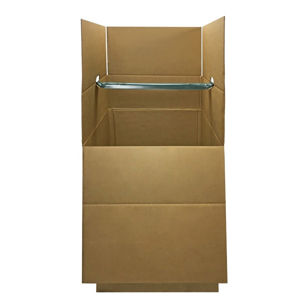 UBMOVE Wardrobe Boxes - Qty 12 Boxes w Bars - Moving Boxes