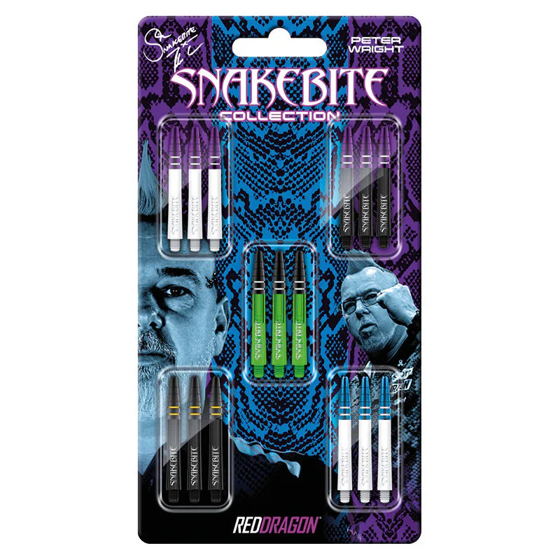 Red Dragon Peter Wright Snakebite Nitro Ionic Shaft Collection Card