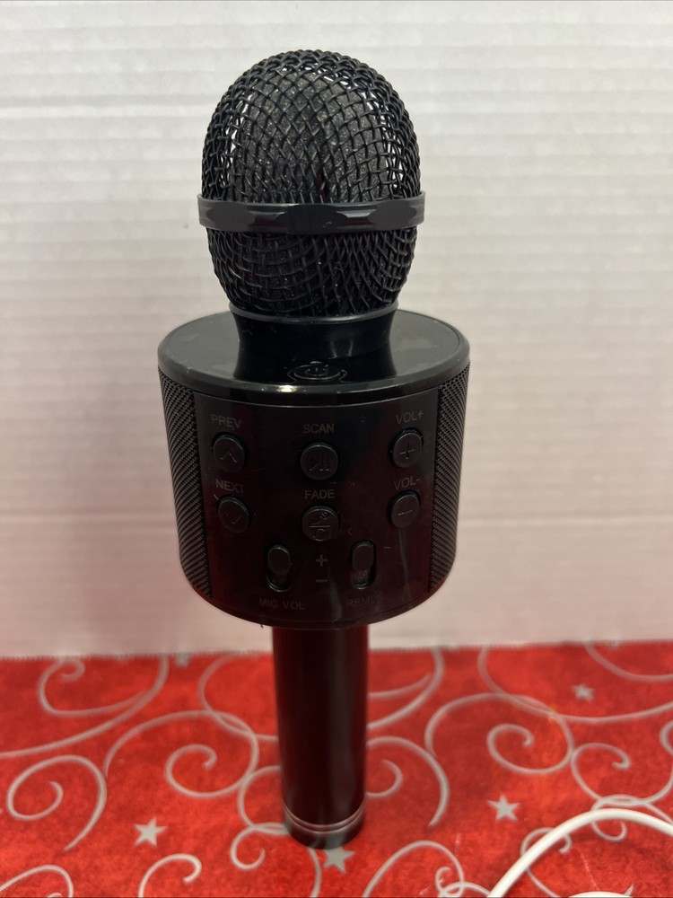 Wireless Bluetooth Karaoke Microphone with Charging Cable