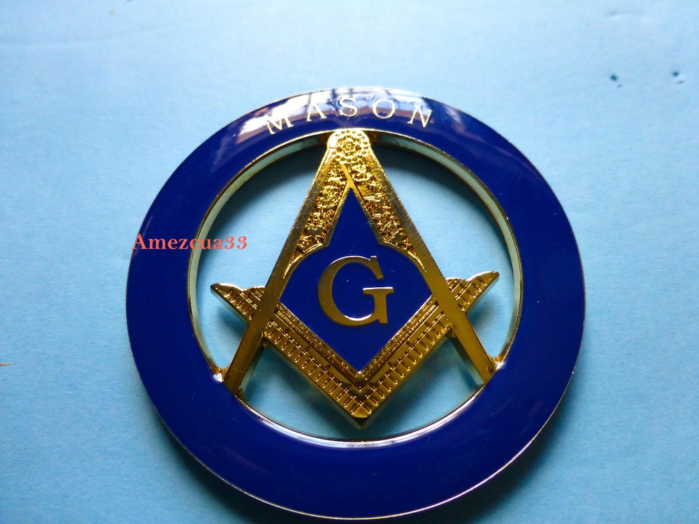 Master Mason Cut out Car Emblem