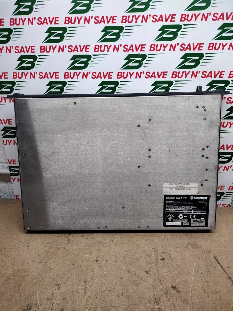 Clear-Com Eclipse HX-PiCo Digital Matrix Intercom Frame w/ Power Cord - USED