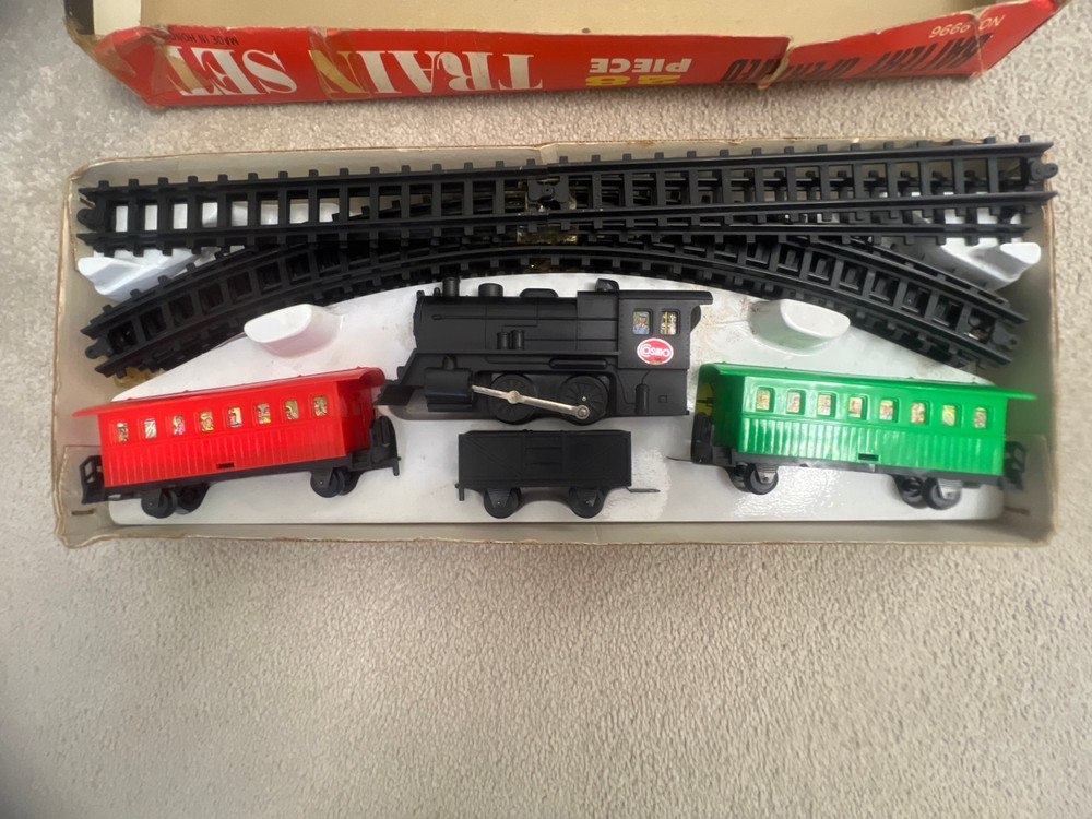 Vintage train set for kids