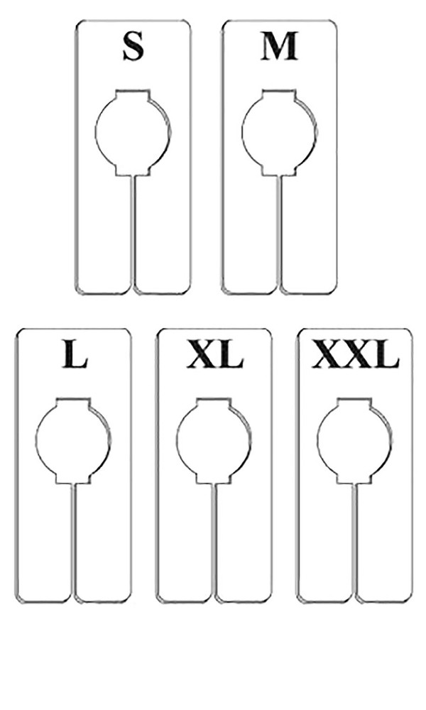 Rectangular Size Dividers - Generic Variety Pack 5"L x 2"W
