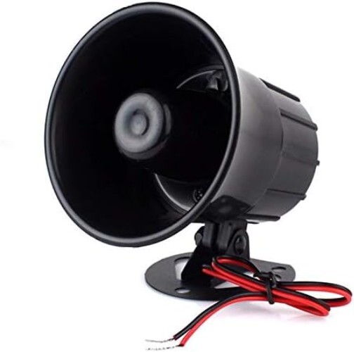Powerful Blaring Wired Alarm Siren - Versatile - High-Decibel - Security