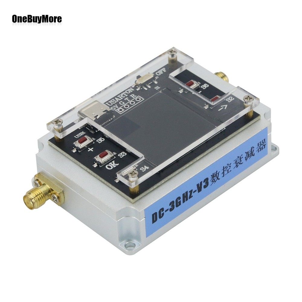 DC-3GHz Programmable Attenuator CNC Isolation Attenuator w/ SMA Female Connector