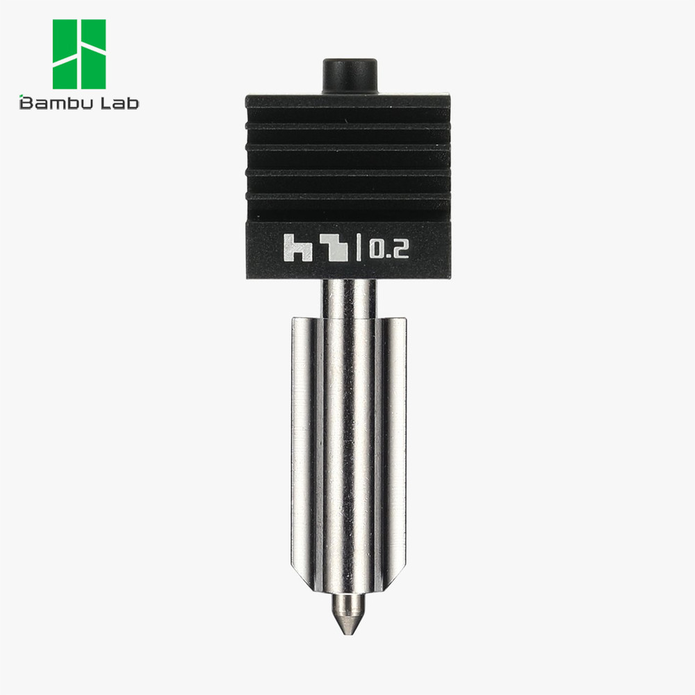 Bambu Lab Hardened/Stainless Hotend Nozzle for Bambu Lab X2D/H2C/H2D/H2S/P2S