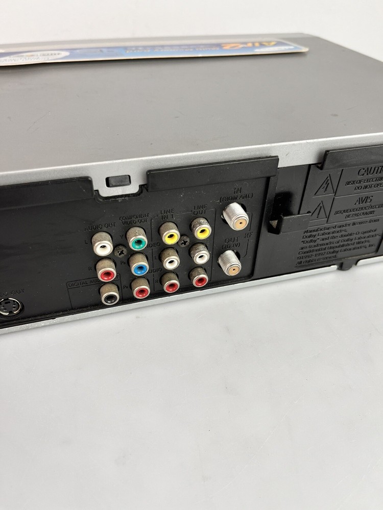 Samsung DVD-V8600 4 Head DVD/VHS Combo Player Multi Card Input PLEASE READ