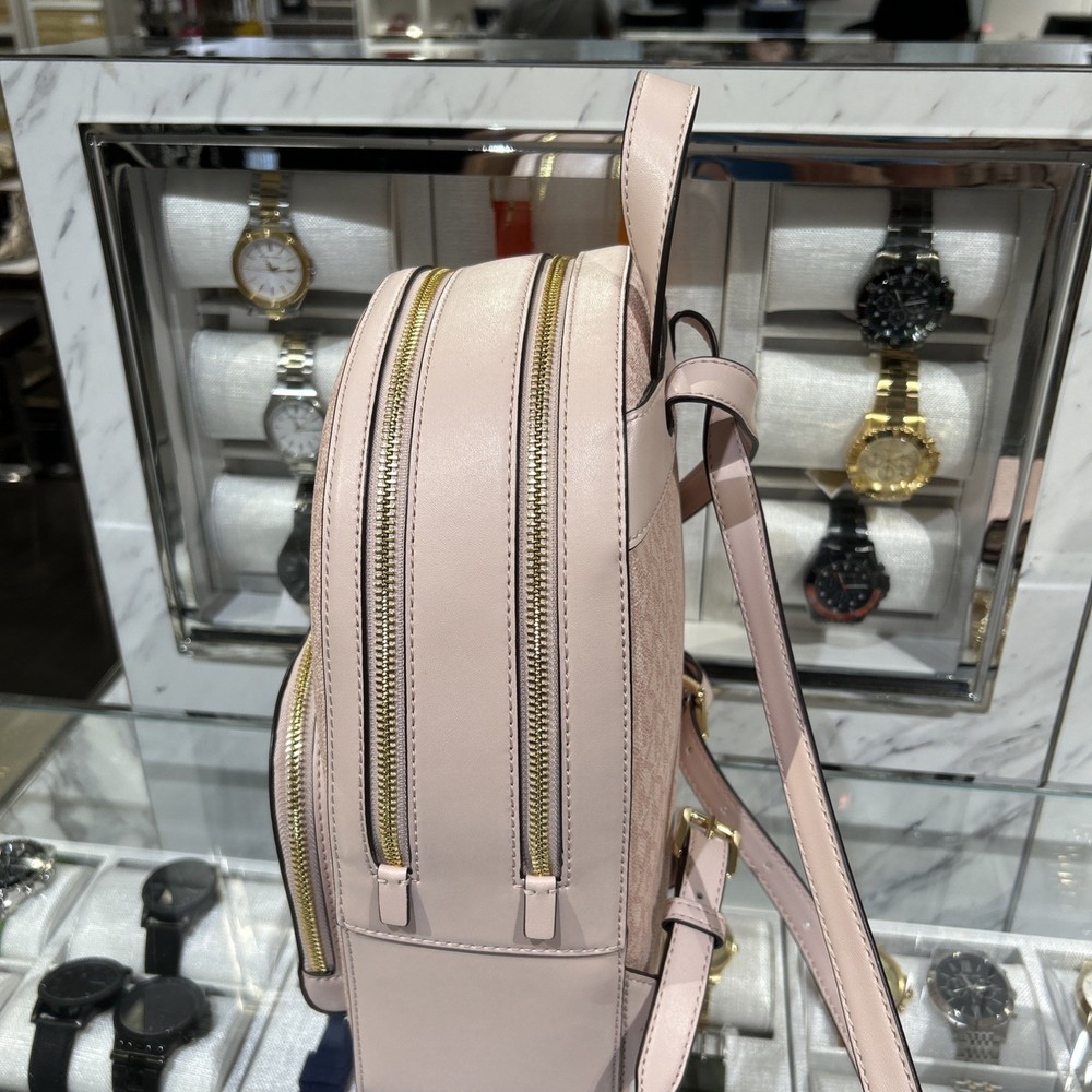 Michael Kors Jaycee Medium Zip Pocket Backpack MK Powder Blush