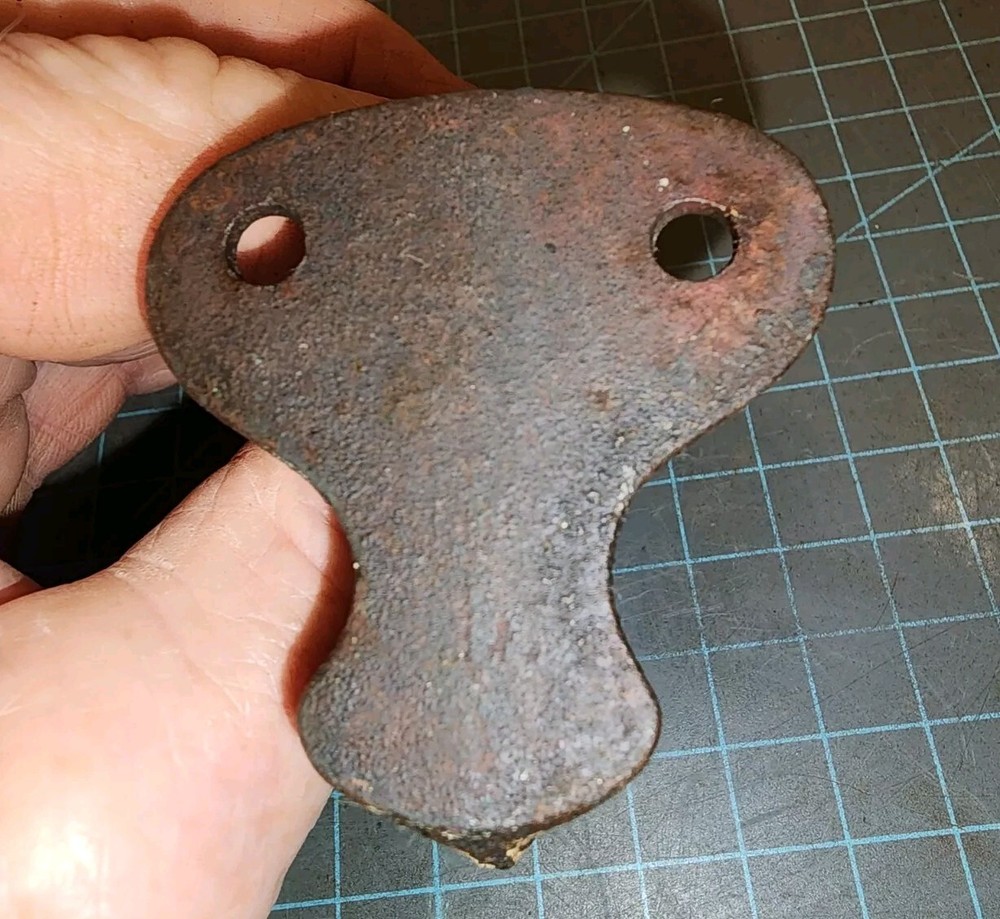 Antique Cast Iron Acorn Tip Double Coat Hat Hook - gwB1