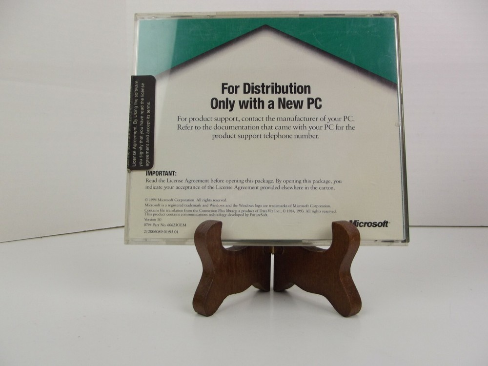 Microsoft Works CD-ROM Microsoft Home COA