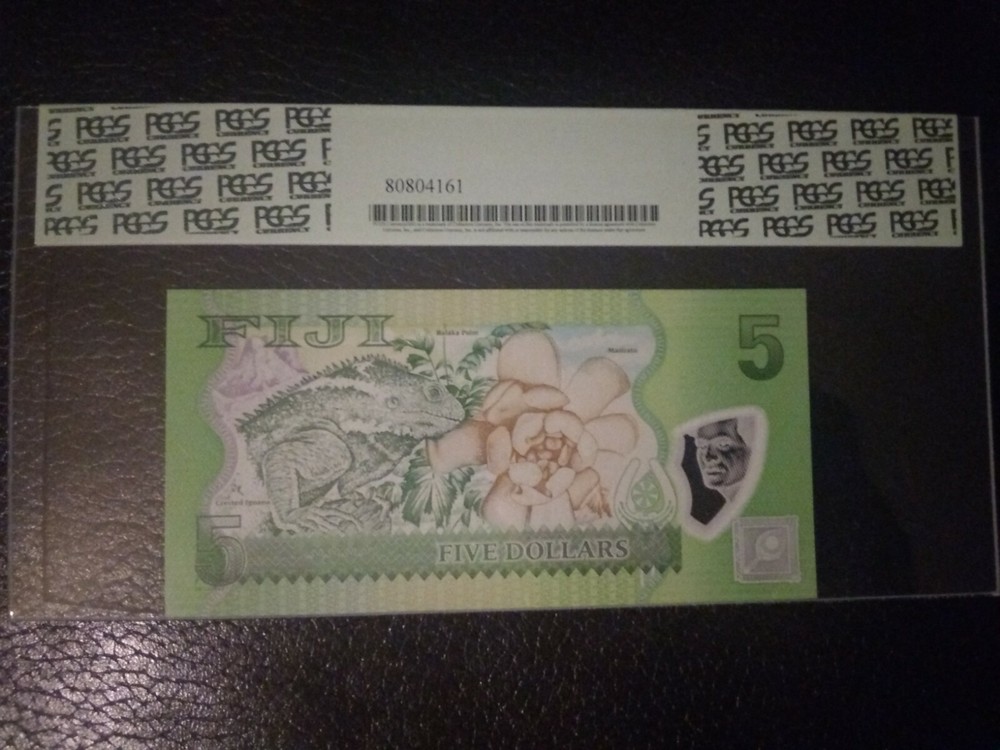 2012, FIJI, Replacement Note, 68 PCGS, PPQ, Superb Gem New, Unc.