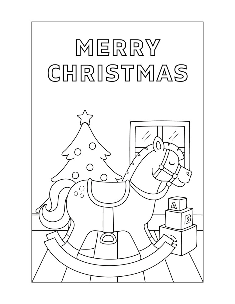 Christmas Activity Coloring Book eLearning INSTANT DIGITAL DOWNLOAD