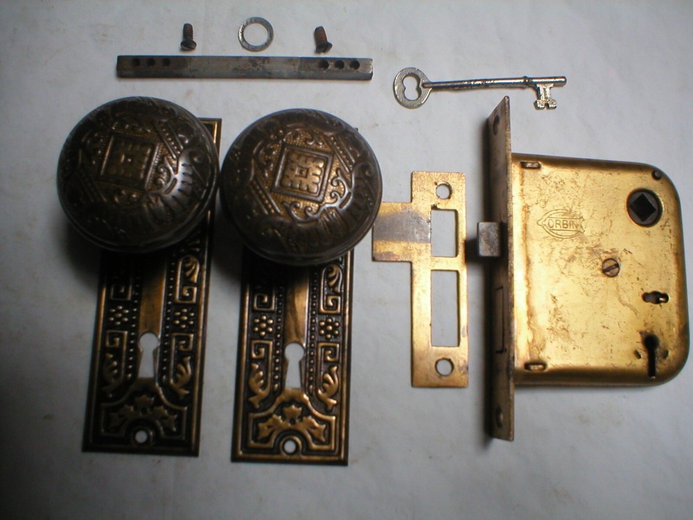 Antique Victorian Era Door Hardware