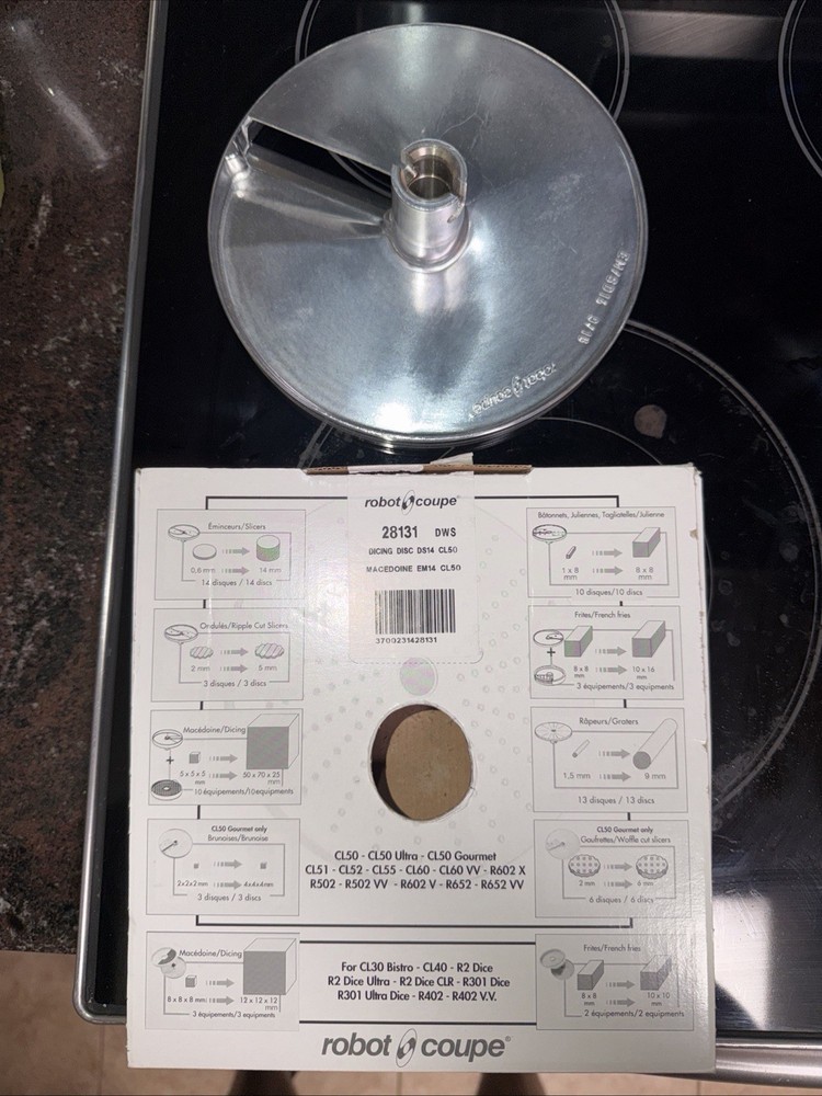 Robot Coupe 28131 Dicing Disc 9/16 Stainless Steel