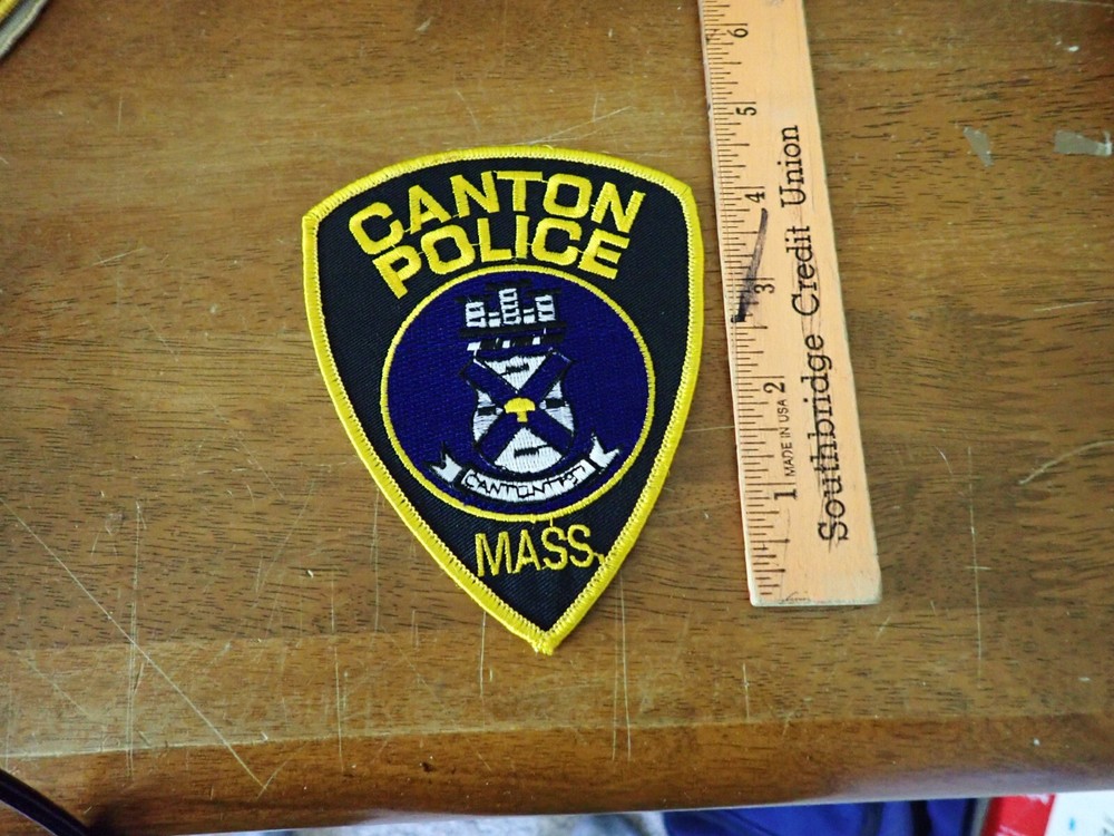 CANTON  MASSACHUSETTS   VEST PATCH OBSOLETE BX D #4