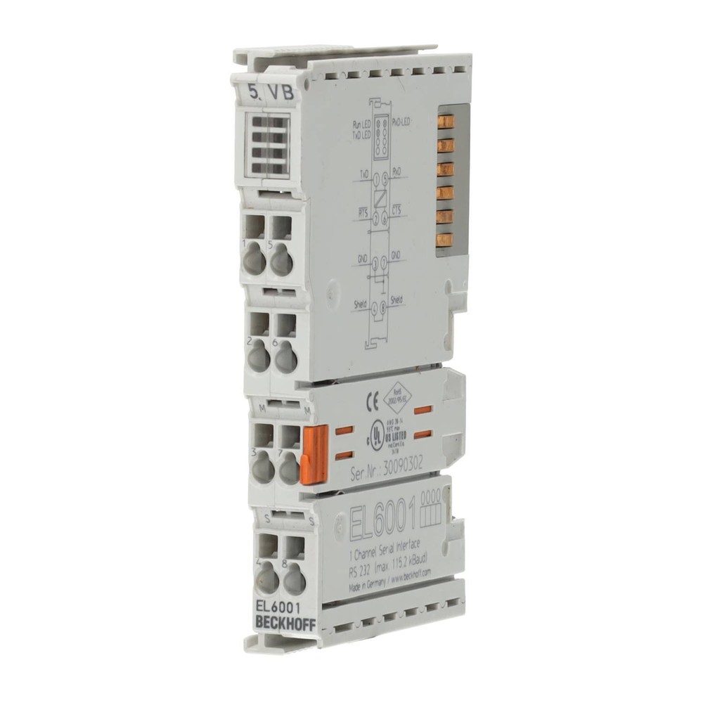 Beckhoff EL6001 EtherCAT Terminal, 1-Channel Communication Interface