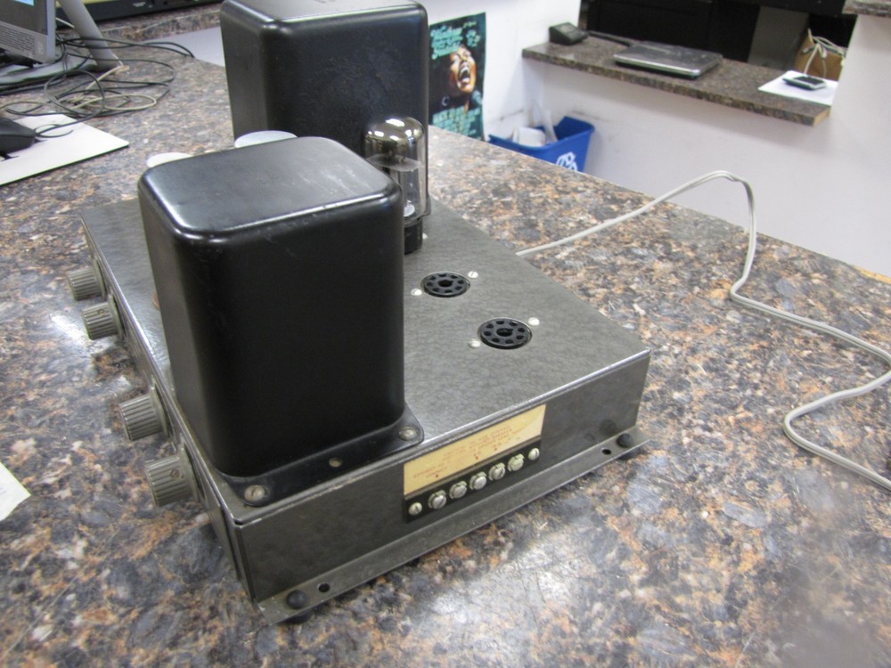 Vintage Heathkit Heath Amplifier A-9 HTF -Powers On- NA46