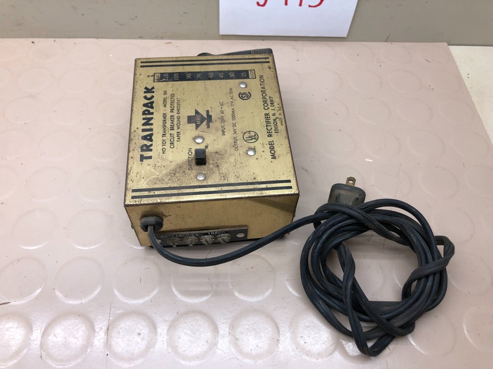 MRC Trainpack Model 100 HO Gauge Hobby Transformer - Untested