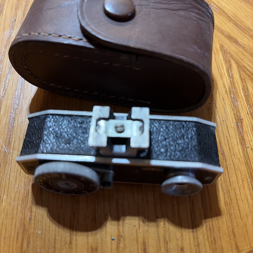 Vintage TELEX Rangefinder Germany Camera Accessory with Leather Case Untested