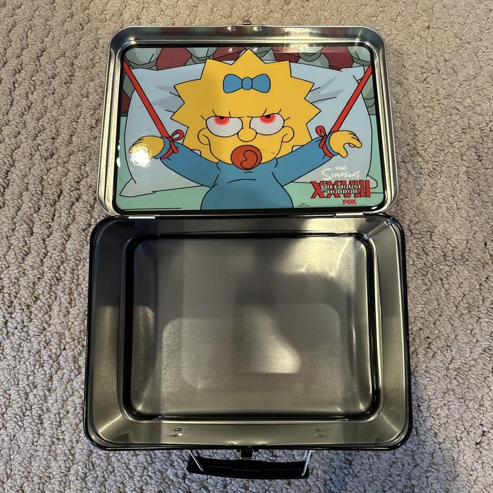 simpsons metal lunch box