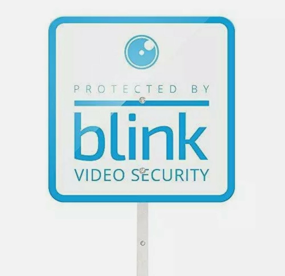 Blink Yard Sign with Two Window Decals Bundle