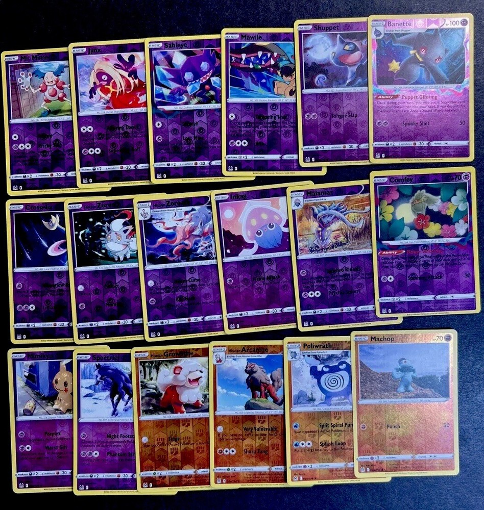 Lost Origin & Silver Tempest Base Sets - VStars/Radiants/V’s/Holos/Reverse Holos