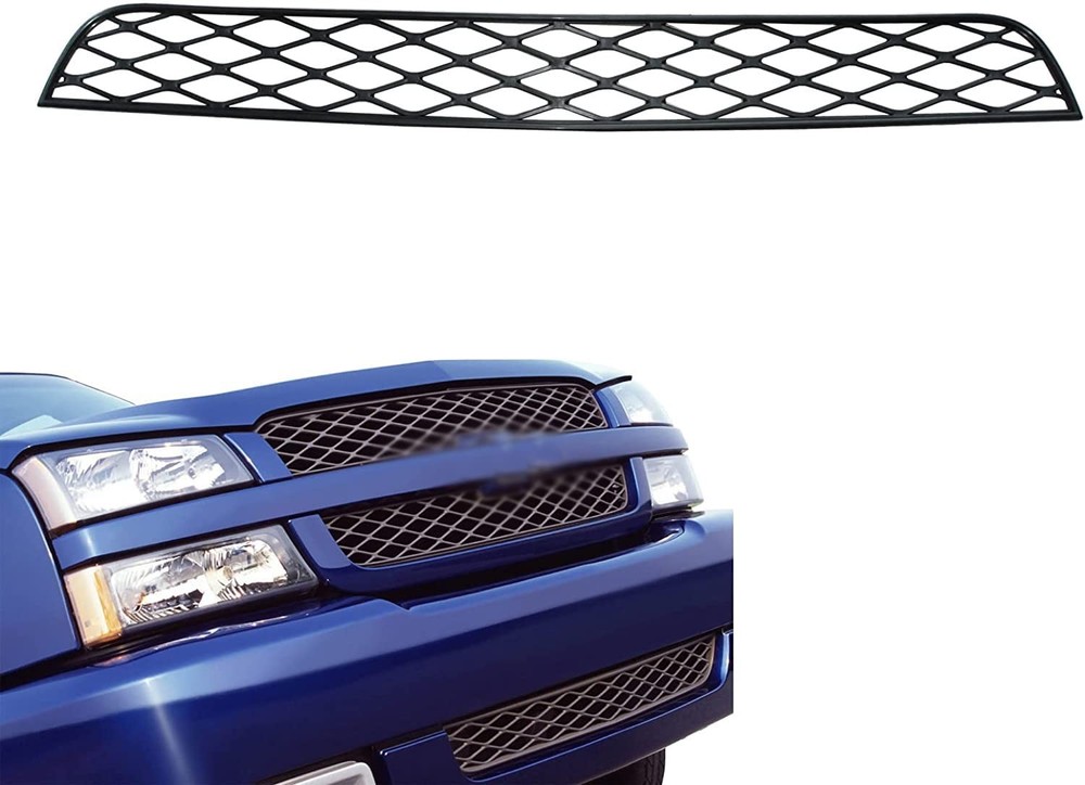 Silverado SS Front Lower Grille - Gray Plastic
