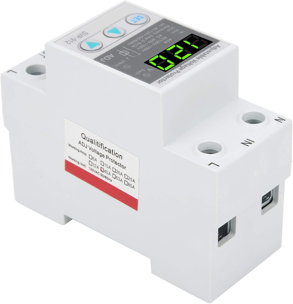 Undervoltage Protector 120VAC Self Recovery Automatic Reset Adjustable Voltage P