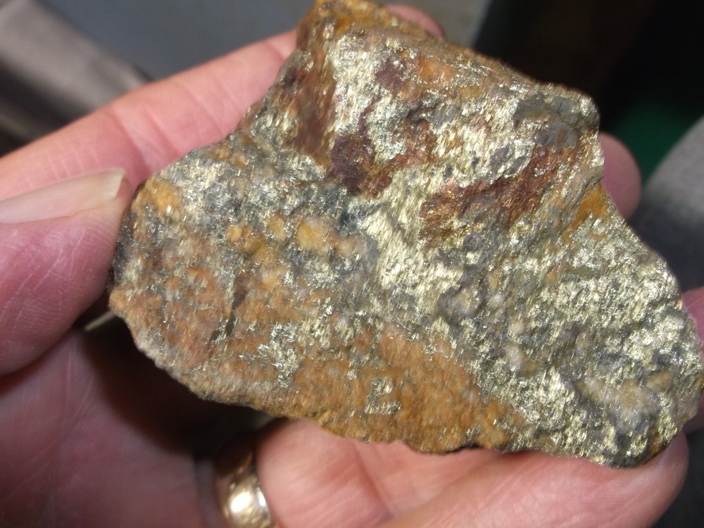 gold silver copper ore, 193 grams samples ,ore high grade .