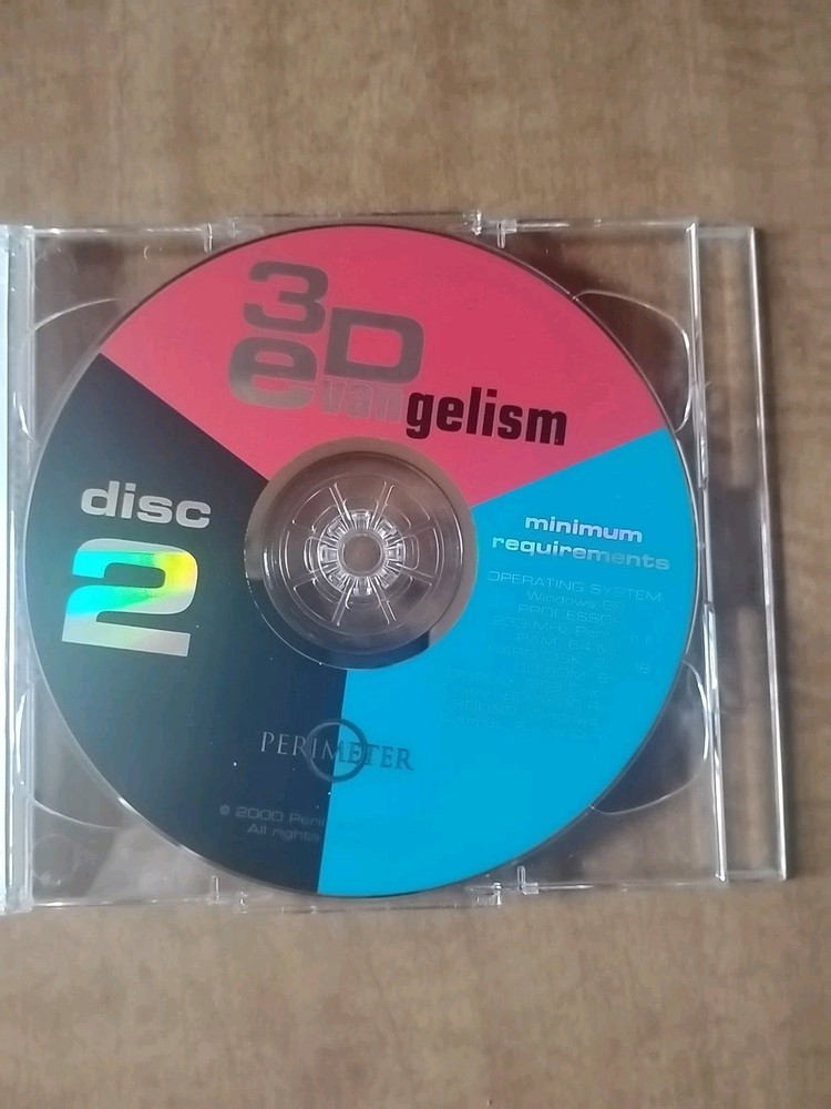 3D Evangelism 2 Disc Interactive Workshop Software