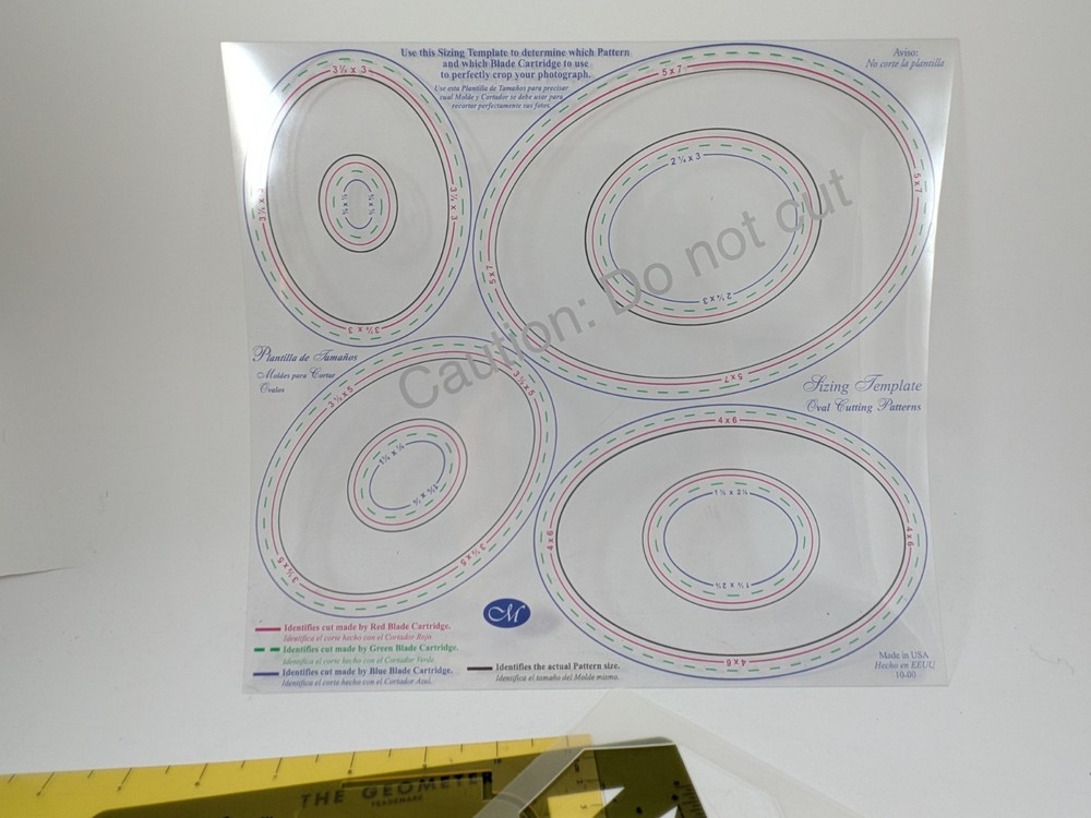 Creative Memories Cutting System, Templates, Blades, Mats with Storage Case.