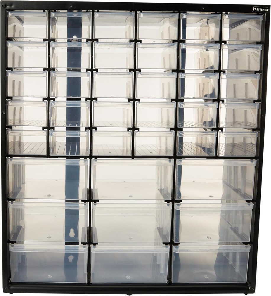 Large Storage Organizer, 39 Compartment, Plastic (CMST40739)