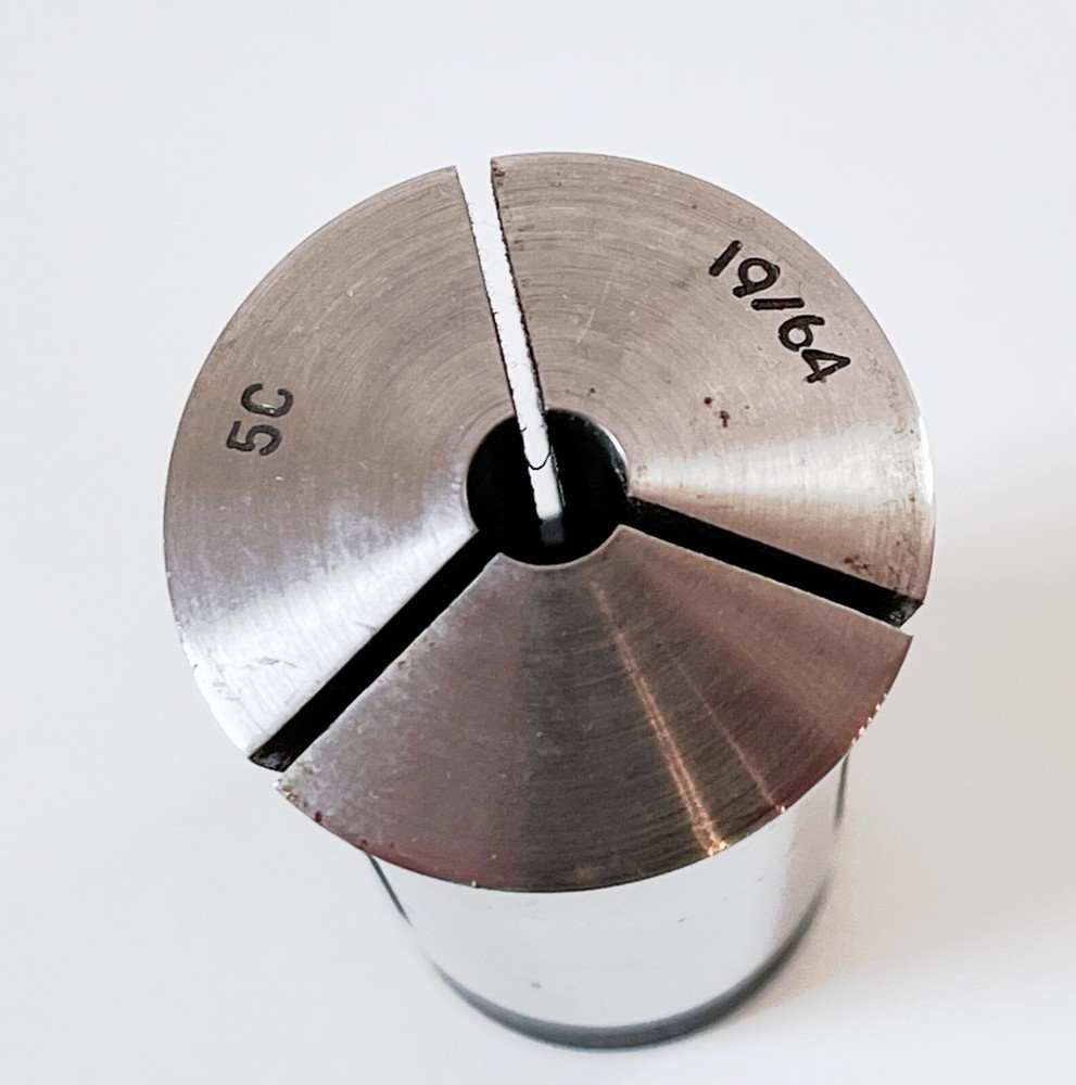 19/64" 5C Round Collet External & Internal Threads