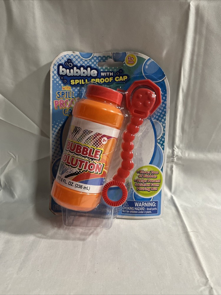Spill Proof 8oz Bubbles Orange