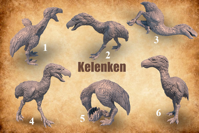 Kelenken StoneAxe Miniatures D&D Dungeons and Dragons
