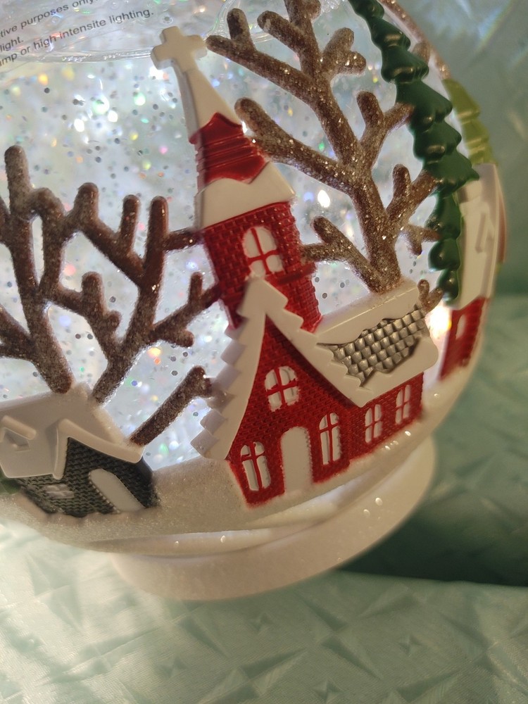 St Nicholas Square Winter Forest Snow Globe