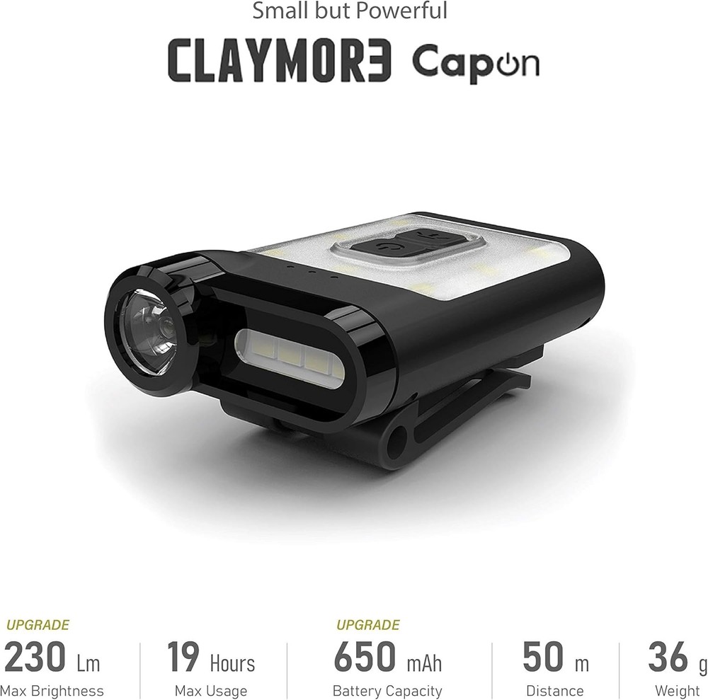 USB-C Rechargeable Clip-On Cap Light