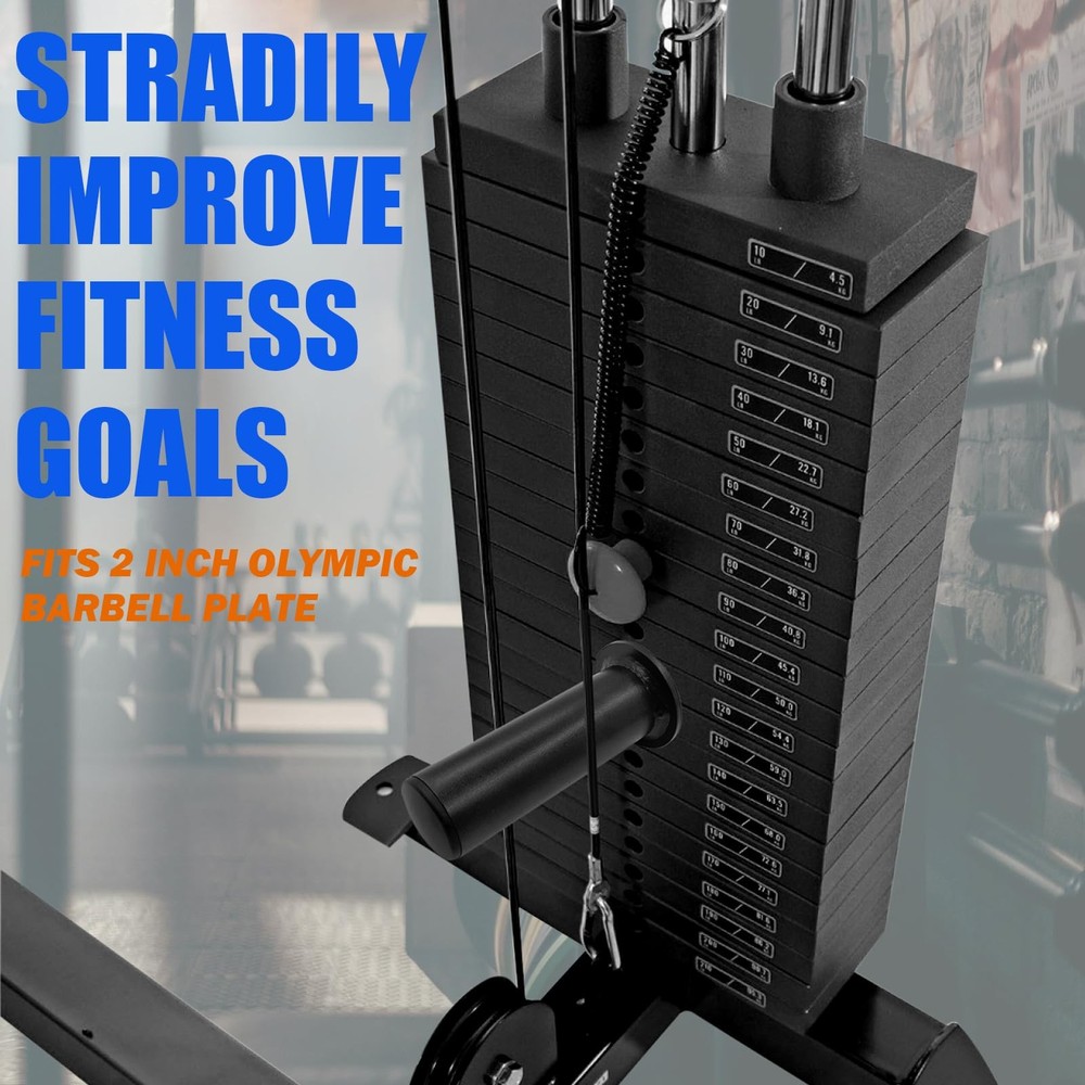 Weight Stack Extender Pins, Weight Stack Pins for Home Gym Cable Strength Exe...