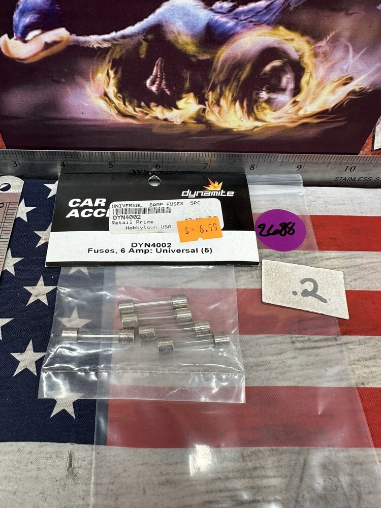 DYNAMITE DYN4002 UNIVERSE FUSES: 6 Amp / 5pc.