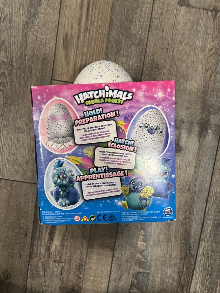 Hatchimals Fabula Forest Surprise Egg Interactive Hatch Creatures Puffatoo New